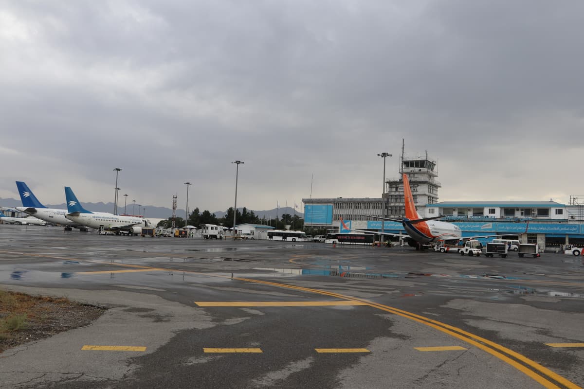 Aircraft at Kabul International Airport
